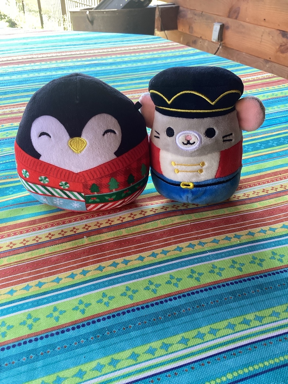 Squishmallows Holiday Pair - Murray the Mouse Nutcracker and Luna the Penguin